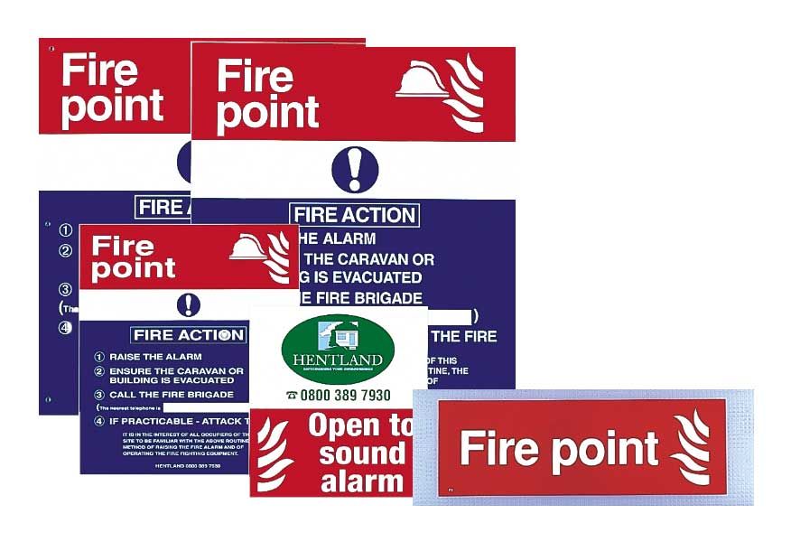Manual call point signs