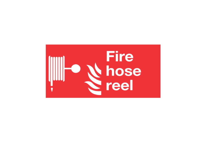 Fire hose reel signs